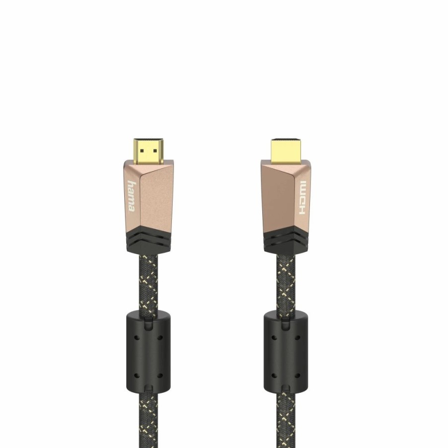 TV & Heimkino-Zubehör Hama HDMI-Kabel für TVs | Premium Hdmi™-Kabel Mit Ethernet, Stecker - Stecker, Ferrit, Metall, 3,0 M