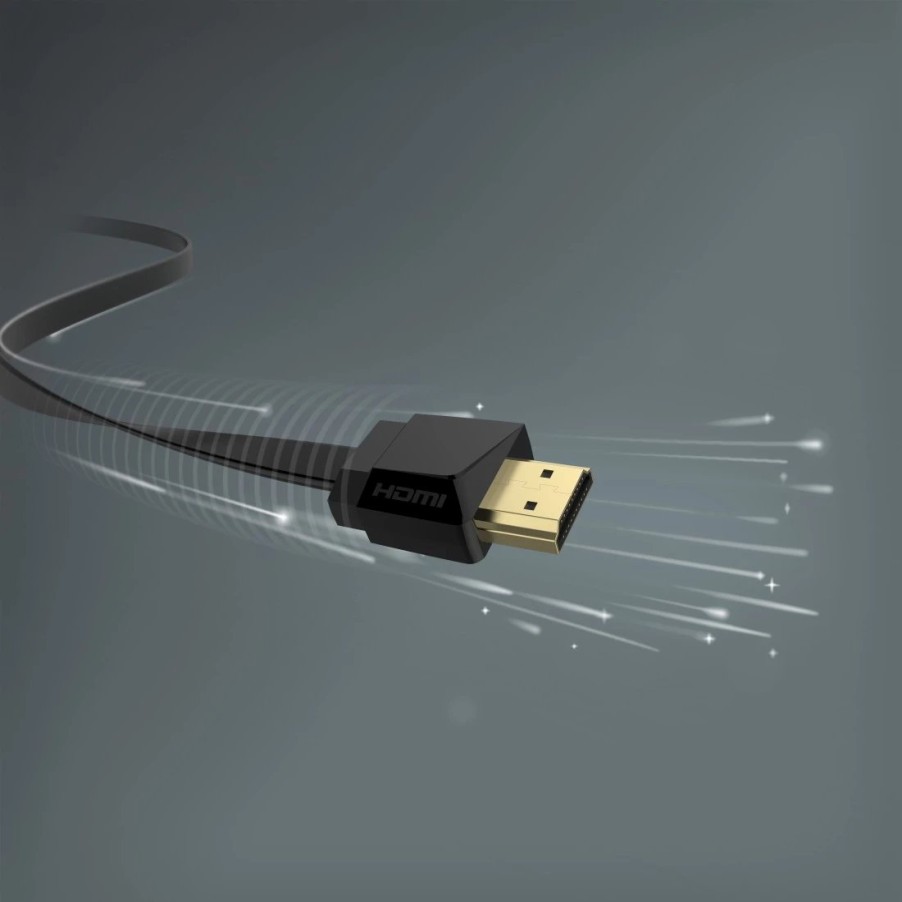 TV & Heimkino-Zubehör Hama HDMI-Kabel für TVs | High Speed Hdmi™-Kabel Flexi-Slim, 4K, Stecker - Stecker, Ethernet, 1,5 M