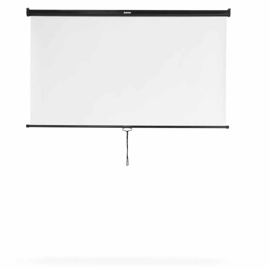 TV & Heimkino-Zubehör Hama | Rollo-Leinwand, 175 X 175 Cm, Mobil, Fur Decken- Oder Wandmontage, Weis