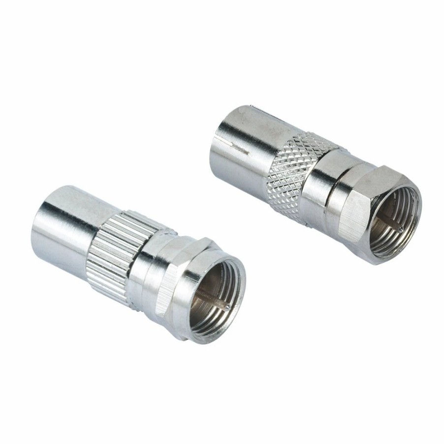 TV & Heimkino-Zubehör Hama Kabel-TV: Zubehör | Sat-Adapter-Set, F-Stecker - Koax