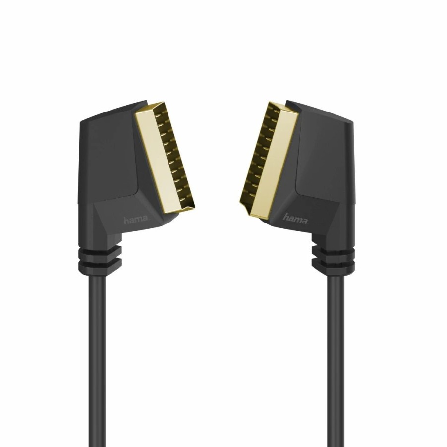 TV & Heimkino-Zubehör Hama Scart-Kabel & -Stecker | Scart-Verbindungskabel, Stecker - Stecker, Vergoldet, 1,5 M