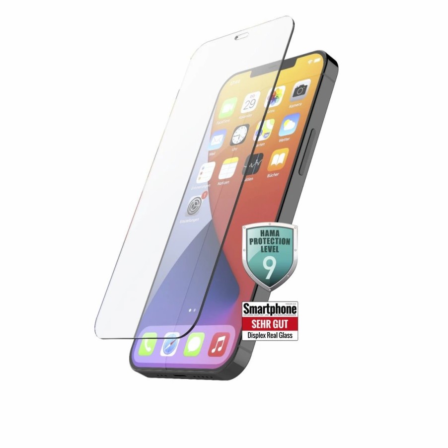 Handy & Mobile-Zubehör Hama | Echtglas-Displayschutz Premium Crystal Glass Apple Iphone 12/12 Pro