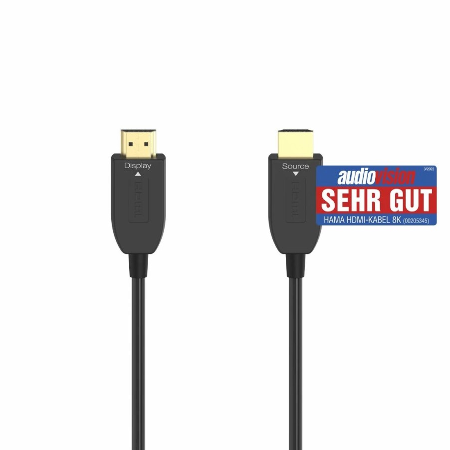 TV & Heimkino-Zubehör Hama HDMI-Kabel für TVs | Optisch, Aktives Hdmi™-Kabel, Stecker - Stecker, 8K, Vergoldet, 3 M