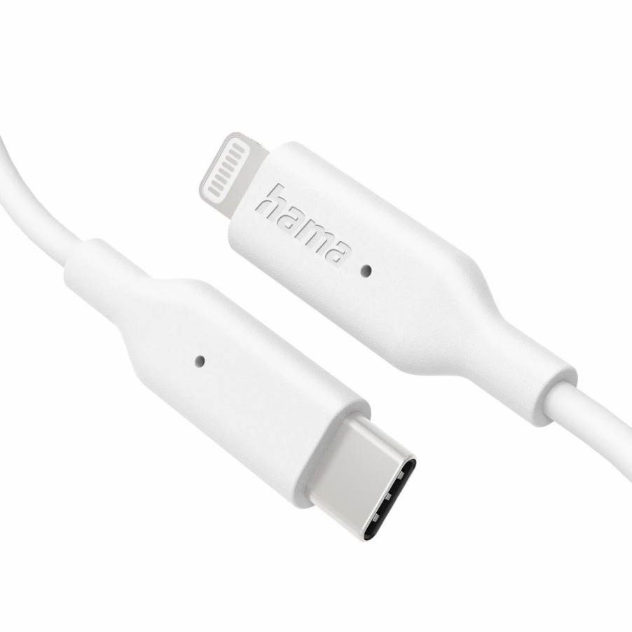 Handy & Mobile-Zubehör Hama | Ladekabel, Usb-C - Lightning, 1 M, Weis