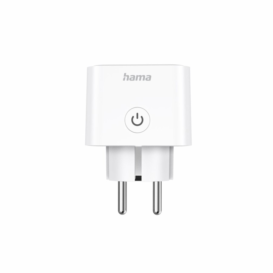 Smart-Home-Produkte Hama | Smarte Wlan-Steckdose, Matter, Sprach- U. Appgesteuert, Nachrustbar, 3.680W