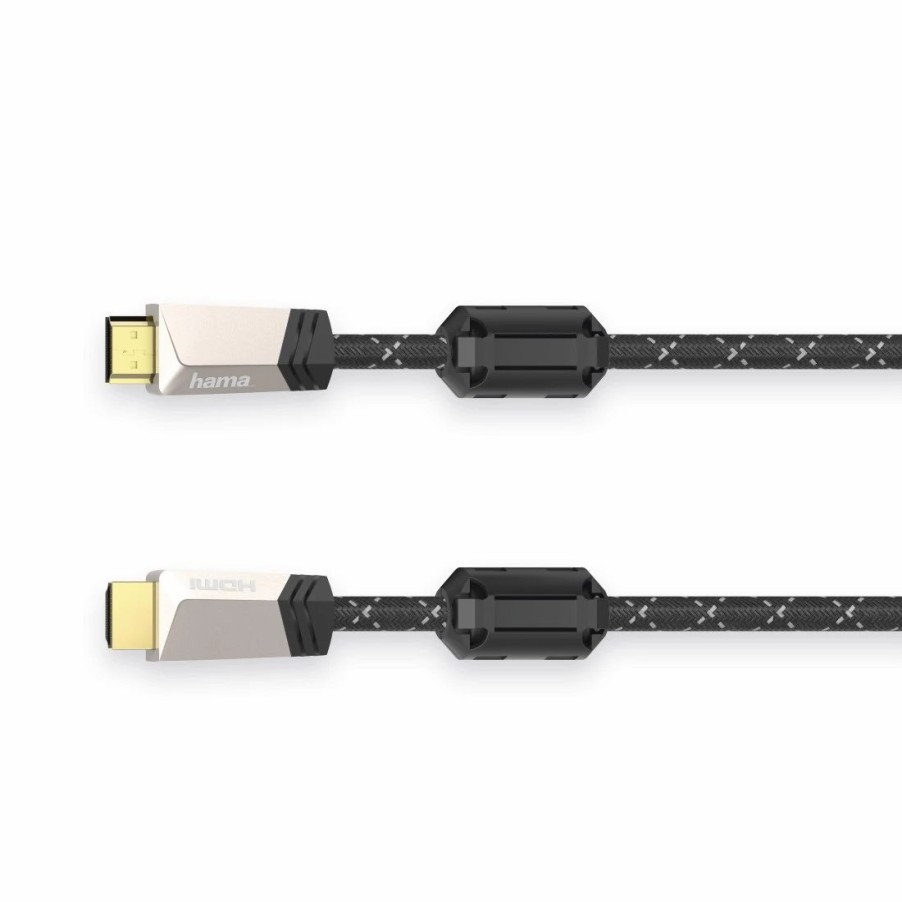 TV & Heimkino-Zubehör Hama HDMI-Kabel für TVs | Premium Hdmi™-Kabel Mit Ethernet, Stecker - Stecker, Ferrit, Metall, 1,5 M