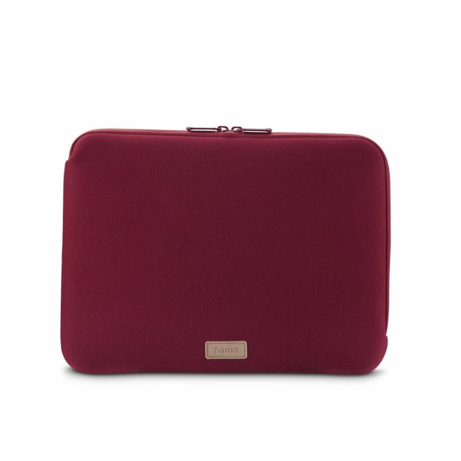 PC- & Laptop-Zubehör Hama | Laptop-Sleeve Jersey, Von 34 - 36 Cm (13,3 - 14,1), Bordeaux