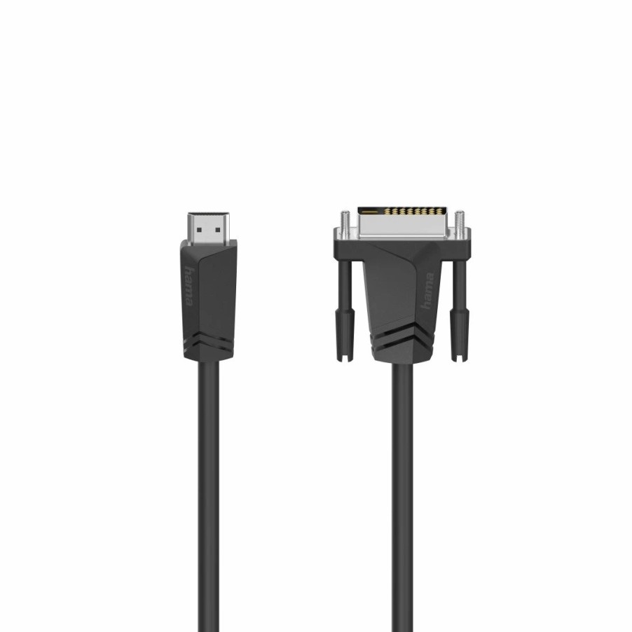 TV & Heimkino-Zubehör Hama HDMI-Kabel für TVs | Verbindungskabel, Hdmi™-Stecker - Dvi/D-Stecker, 1,5 M