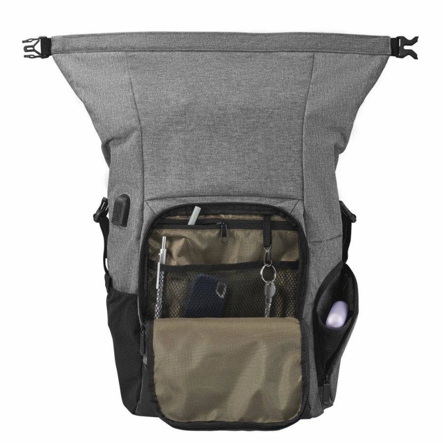 PC- & Laptop-Zubehör Hama | Laptop-Rucksack Terra, Rolltop Bis 40 Cm (15,6), Grau