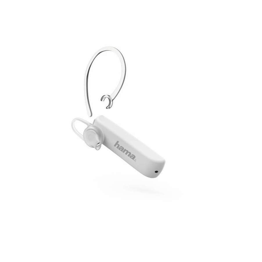 Handy & Mobile-Zubehör Hama | Mono-Bluetooth®-Headset Myvoice1500, Multipoint, Sprachsteuerung, Weis