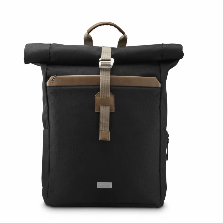 PC- & Laptop-Zubehör Hama | Laptop-Rucksack Silvan, Rolltop, Nachhaltig, Bis 41 Cm (16.2), Schwarz