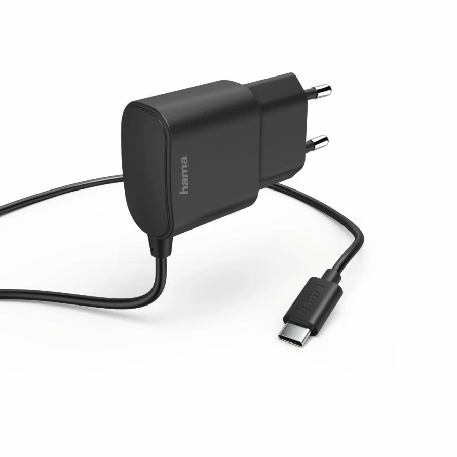 Handy & Mobile-Zubehör Hama | Ladegerat, Usb Type-C, 2,4 A, Schwarz