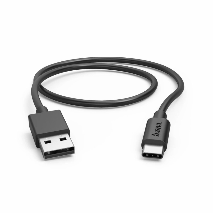 Handy & Mobile-Zubehör Hama | Ladekabel, Usb-A - Usb-C, 0,5 M, Schwarz