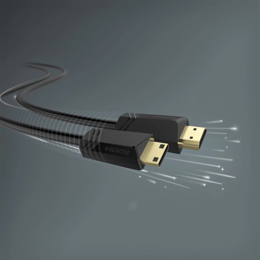 TV & Heimkino-Zubehör Hama HDMI-Kabel für TVs | High Speed Hdmi™-Kabel, Steck. Typ A - Steck. Typ C (Mini), Ethernet, 1,5 M