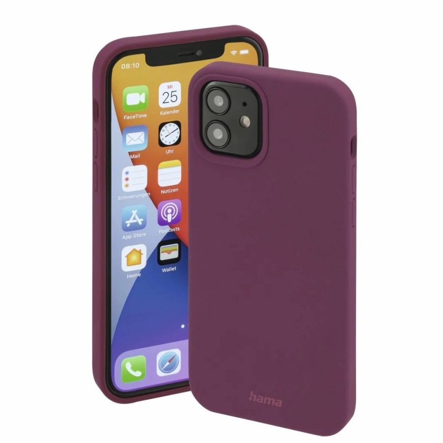 Handy & Mobile-Zubehör Hama | Cover Magcase Finest Feel Pro Fur Apple Iphone 12/12 Pro, Bordeaux