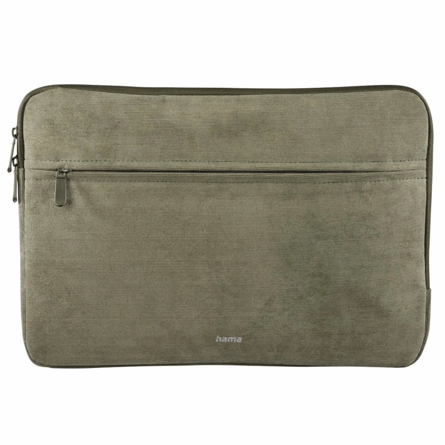 PC- & Laptop-Zubehör Hama | Laptop-Sleeve Cali, Von 34 - 36 Cm (13,3 - 14,1), Oliv