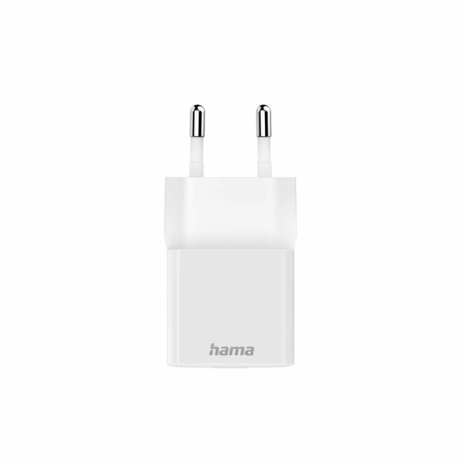 Handy & Mobile-Zubehör Hama | Schnellladegerat Usb-C, Pd/Qualcomm®, Mini-Ladegerat, 20 W, Weis